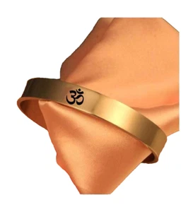 Designer Messing OM Armband Lord Shiva Kada Armband Mode Sawan Savan Geschenke - Bild 1 von 7