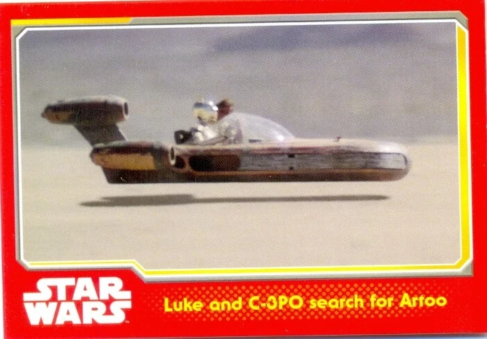 Topps:2015 Journey To The Force Awakens "Luke and C-3PO search for Artoo"#10 - Image 1 of 1