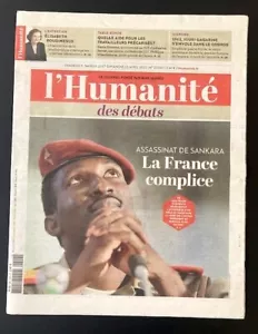 L'Humanité 23160 (9 avril 2021) - Thomas Sankara - Burkina Faso - Haute Volta - Bild 1 von 2