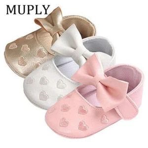 Zapatos Para Bebes Niñas Tenis Blancos De Bebe Zapatillas Deportivas Bordados - Picture 1 of 25