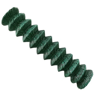 Rete Recinzione 125 cm Altezza 25 m Lunghezza Rete Giardino Recinzione Verde V2Aox