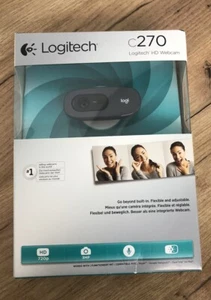 Kamera internetowa Logitech C270 HD czarna - partia 4 - Zdjęcie 1 z 4
