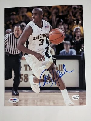 CHRIS PAUL Signed 8x10 Photo Autograph Wake Forest Phoenix Suns PSA /DNA COA 929 — 第 1/2 张图片