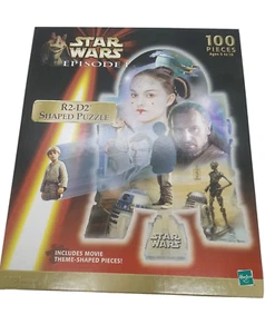 Star Wars Episode 1 R2-D2 Shaped Puzzle 1999 Hasbro 100 Piece Jigsaw Sealed - Picture 1 of 10