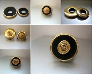elegante disco - negro enmarcado en oro - a elegir - compatible con Charlotte 21 - Imagen 1 de 5