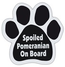 Dog Paw Shaped Magnets: SPOILED POMERANIAN ON BOARD | Dogs, Gifts, Cars, Trucks