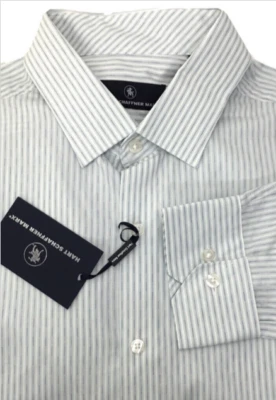 $98.50 Camisa Hart Schaffner Marx Para Hombre Manga Larga Algodón L. Foto 1 de 2