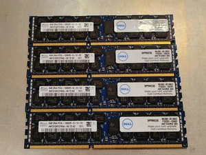 SK HYNIX 32GB (4X 8GB) PC3L-10600R LOW VOLTAGE 1333 DDR3 SERVER MEMORY RAM (1854 - Picture 1 of 1
