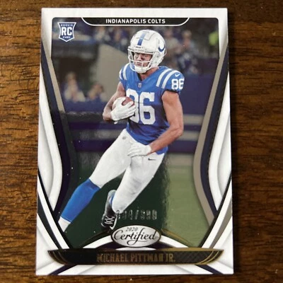 Michael Pittman Jr 2020 Certified Rookie Mirror /399 #122 Colts RC	 - Image 1 of 2