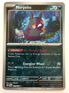 Pokémon TCG Paradox Rift Morpeko Reverse Holofoil 121/182 NM Rare - Picture 1 of 2