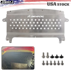 Oil Cooler Skid Plate Underhood Shield For BMW F80 M3 F82 F83 M4 Aluminum Silver - Picture 1 of 11