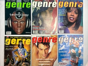 genre Magazine Lot of 6 2000 RuPaul, Donna Summer, Travel, Michael Musto, More! - Picture 1 of 14