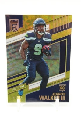 Kenneth Walker III Rookie Yellow /75 #110 - 2022 Donruss Elite (RC) Seahawks RB - Image 1 of 3