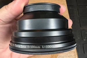 Lente Cloudray F-Theta Lente Láser de Fibra Lente de Escaneo 70x70mm FL100mm M85 1064nm - Imagen 1 de 10