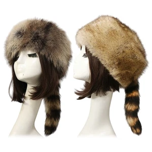 Winter Warm Plush Hat Windproof Thickened Flat Top Hat Earflap Hat - Picture 1 of 17