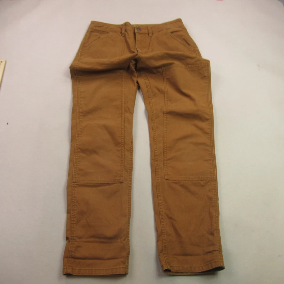 REI Jeans Womens 10 Chino Outdoors Pockets Lightweight Straight Leg Brown - Image 1 of 4
