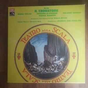 Verdi Il Trovatore Teatro Alla Scala 3xVinyl Opera Von Karajan - Picture 1 of 4
