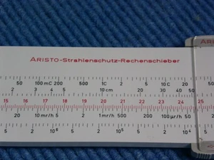 Rechenschieber ARISTO - Strahlenschutz-Rechenschieber Nr. 10174 - Photo 1/5