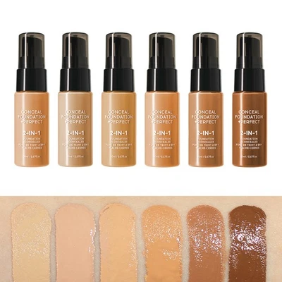 Women Liquid Foundation Makeup Corrector 1pcs Hiding Imperfections Concealer - Image 1 of 4