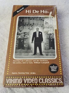 Hi-De-Ho VHS TAPE 1947 Musical Stars Cab Calloway & His Orchestra Ida James NEU - Bild 1 von 3
