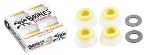 Bones Medium 91a White Yellow Skateboard Bushings - Picture 1 of 1