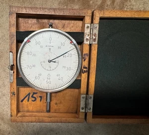 Grande misuratore KS Suhl - in scatola di legno (14/08/6) - Foto 1 di 3