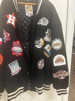 Chaqueta Vasity de los Astros de Houston, Mitchell & Ness de colección Foto 1 de 2
