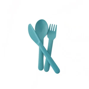 EKOBO - Bamboo Kids Cutlery Set | Set of 3 | Multi-Color - Picture 1 of 10