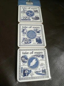 Isle Of Man 6x Coasters new in packaging with pictures of sights and history.... - Picture 1 of 2