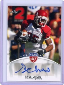 Greg Childs 2012 Leaf Young Stars Auto - Foto 1 di 2