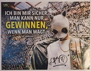 Cro / Dagi Bee 2017 BRAVO German XL Poster VERY RARE 55 x 41 cm Music Rap - Picture 1 of 2
