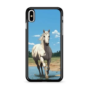 For Google Motorola Moto Apple iPhone large print white horse Shockproof - Picture 1 of 25