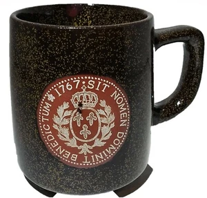 Redware French Milled Coin 1767 Coffee Mug 9 Fl Oz Tea Cup - Picture 1 of 12