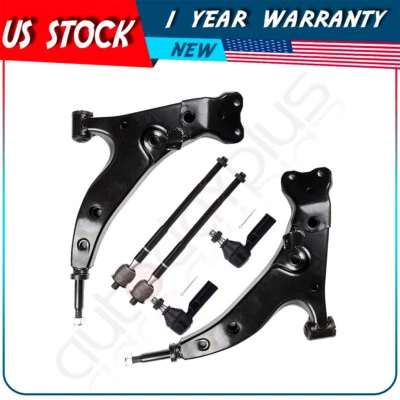 Kits de suspensión de extremo de barra de amarre de brazo de control inferior de 6 piezas para Toyota Corolla 1993-1995 Foto 1 de 4