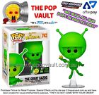 FUNKO POP VINYL ANIMATION THE FLINTSTONES #743 THE GREAT GAZOO GLOW ECCC STICKER