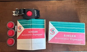 Singer Automatic Zigzagger Attachment 161157 Buttonhole Template Keyhole Vtg - Picture 1 of 22