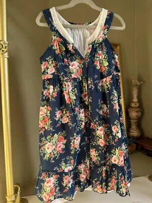 Zara Kids Beautiful Double Dress Summer Sz 7 Cotton 100% - Image 1 of 4