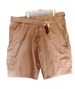 Rote Jod Cargo Shorts 48 beige Metallgürtel neu mit Etikett - Bild 1 von 7