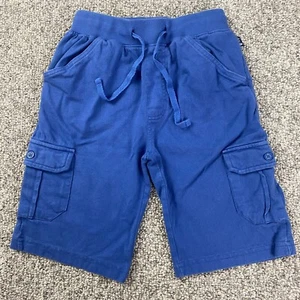 JoJo Maman Bebe Blue Cargo Shorts Boys 5-6 Years 100% Cotton - Picture 1 of 13