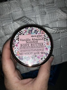 Olivia Grace Vanilla Almond Scented Body Butter 3.9 fl oz 110 ml Argan Oil Shea - Picture 1 of 4