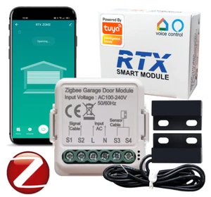 RTX GARAGENTORSTEUERGERÄT ZIGBEE TUYA SMART + KONTAKTSENSOR-Modul - Bild 1 von 12