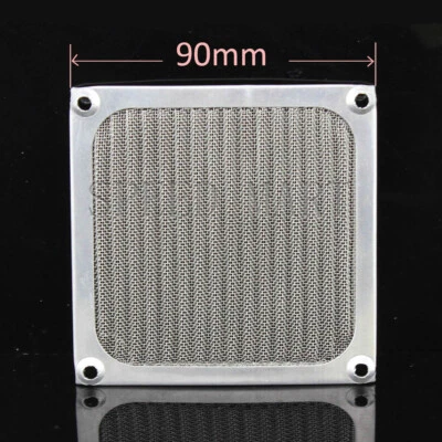 90mm Aluminum cooling Dustproof Dust Filter Grill Mesh Guard PC CASE CPU Fan - Image 1 of 2