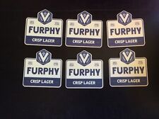 6 x Furphy Beer  “ Crisp Lager   “ 2022 Issue collectable BEER COASTERS