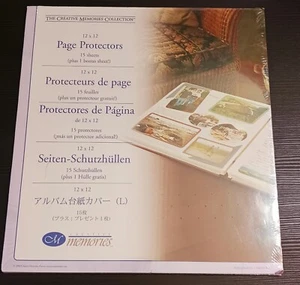 Creative Memories 12x12 PROTEZIONI PAGINE SCRAPBOOK 15+1 Bonus 2004 Nuovo con scatola - Foto 1 di 10