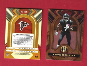 2023 Panini Gold Standard #104 Bijan Robinson Rookie Serial #d 37/99 Falcons - Picture 1 of 2