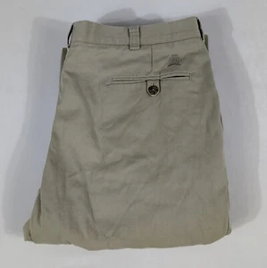 Pantalón Chino Tommy Hilfiger Hombre 38W 30L Frente Plano Beige Vintage - Imagen 1 de 18