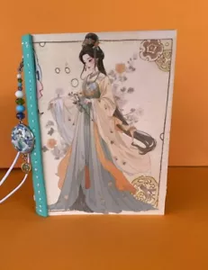 Agenda “MIDORI” con tema romantica geisha handmade - Foto 1 di 6