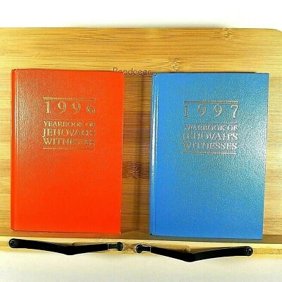 1996 and 1997 YEARBOOK OF JEHOVAH'S WITNESSES Watchtower Publications - Image 1 of 4