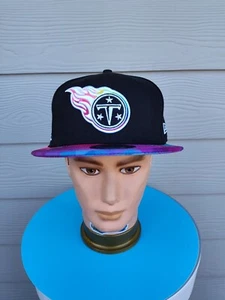 Men's Tennessee Titans New Era 2023 NFL Crucial Catch 9FIFTY Adjustable Hat - Picture 1 of 24