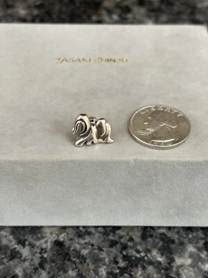 Заколка на лацкан галстук зодиак 2006 год собака серебро высшей пробы John Hardy - Изображение 1 из 4